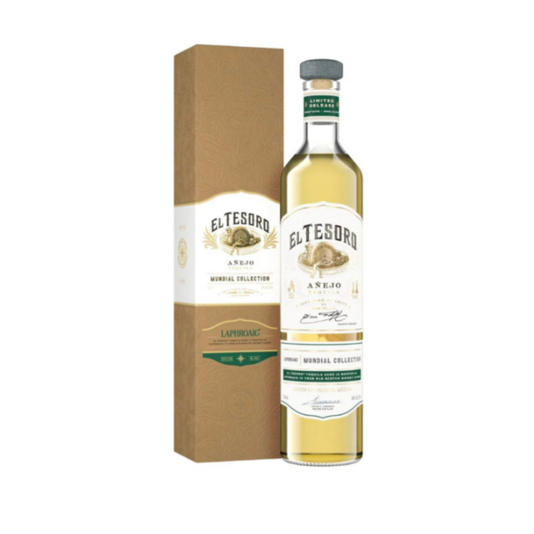 El Tesoro Añejo Tequila Mundial Edition – Laphroaig Barrel 750ml