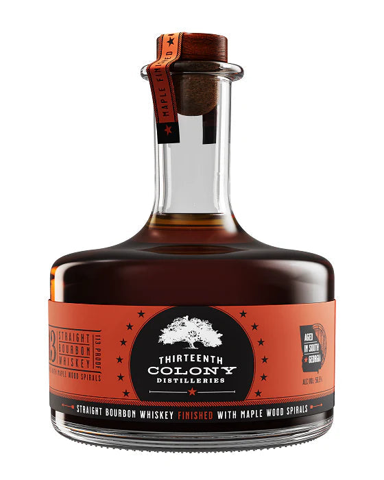 13th Colony Maple Spiral Finish Bourbon Whiskey Limited Edition 750ml