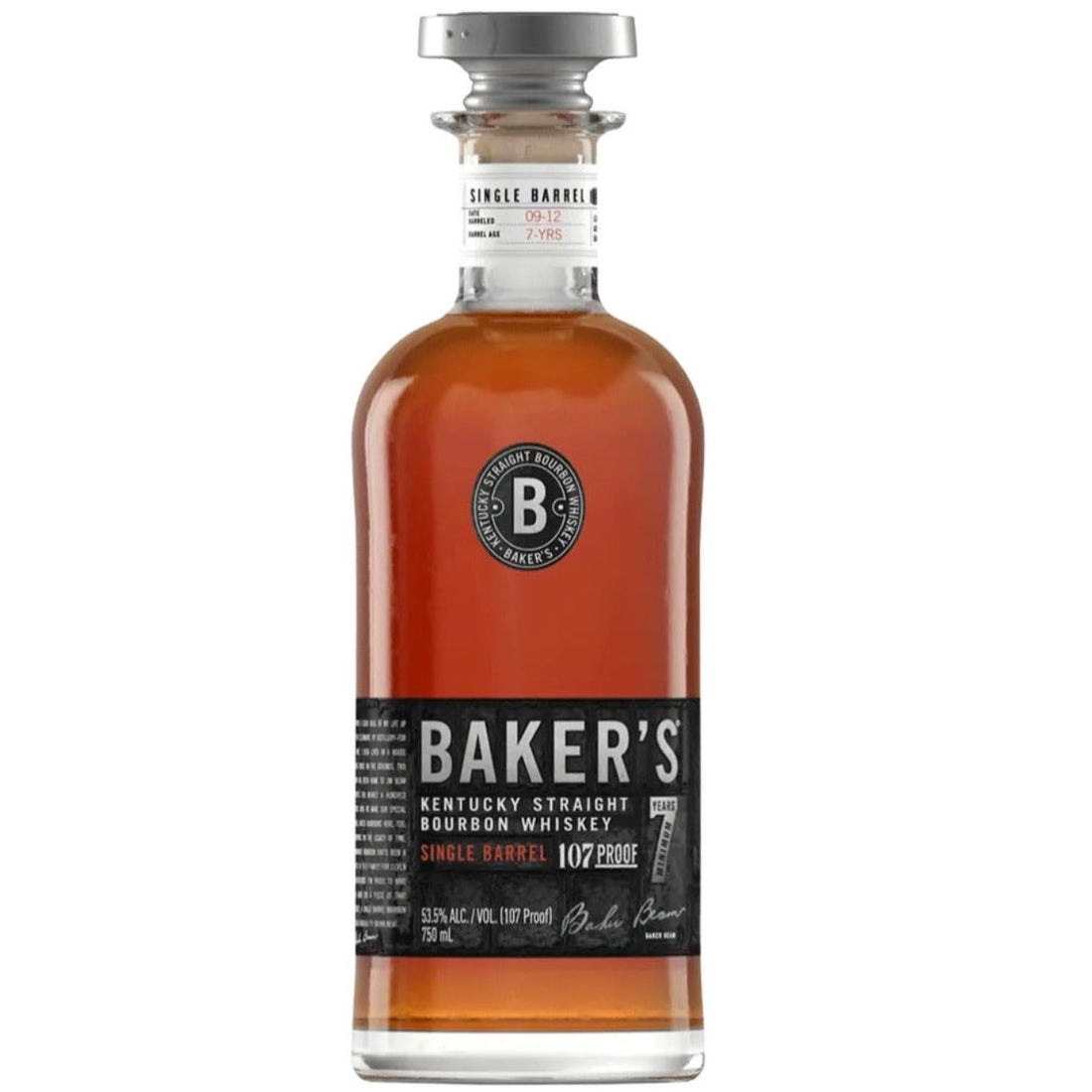 Baker’s 7 Year Single Barrel Bourbon Whiskey 750ml
