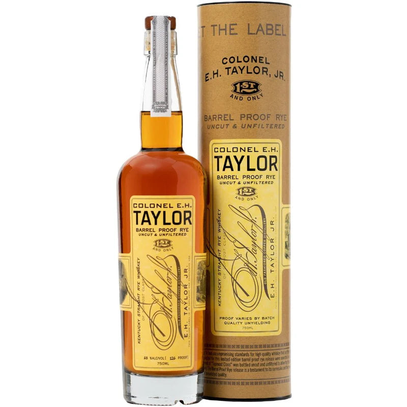 Colonel E.H. Taylor Barrel Proof Rye Whiskey (Uncut & Unfiltered) – 750ml