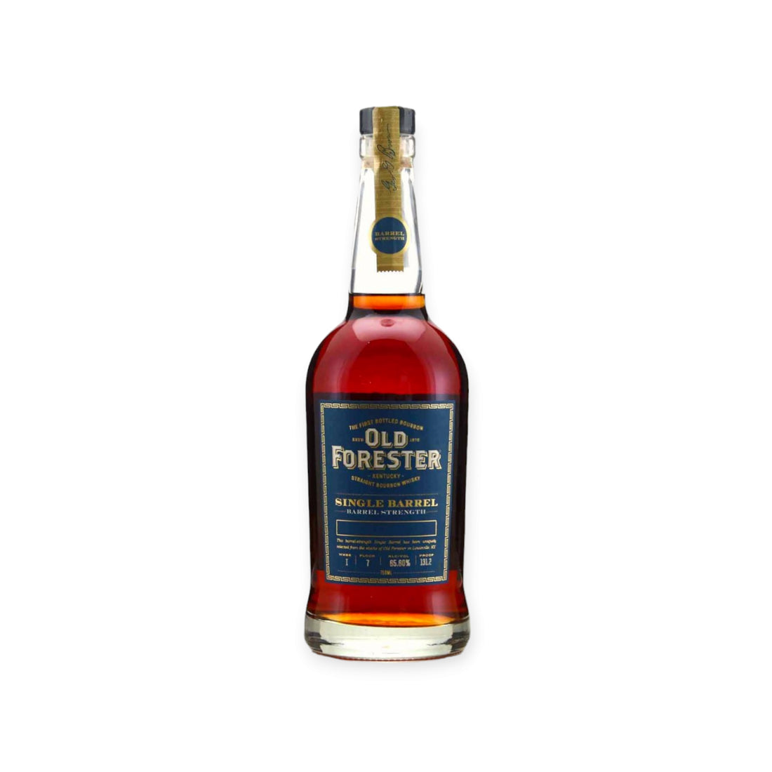 Old Forester Single Barrel Barrel Strength Bourbon Whiskey 750ml