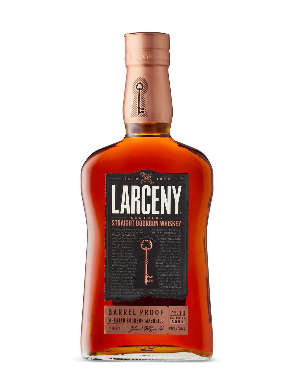 Larceny Barrel Proof Bourbon Whiskey 750ml