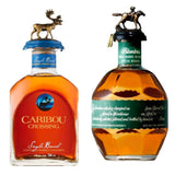 Blanton's Special Reserve Green and Caribou Crossing Bourbon Whiskey Bundle