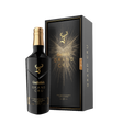 Glenfiddich Grand Cru 23 Year Old luxury Scotch bottle and collector box on black background