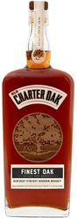 Old Charter Finest Oak bourbon whiskey 750ml bottle on white background