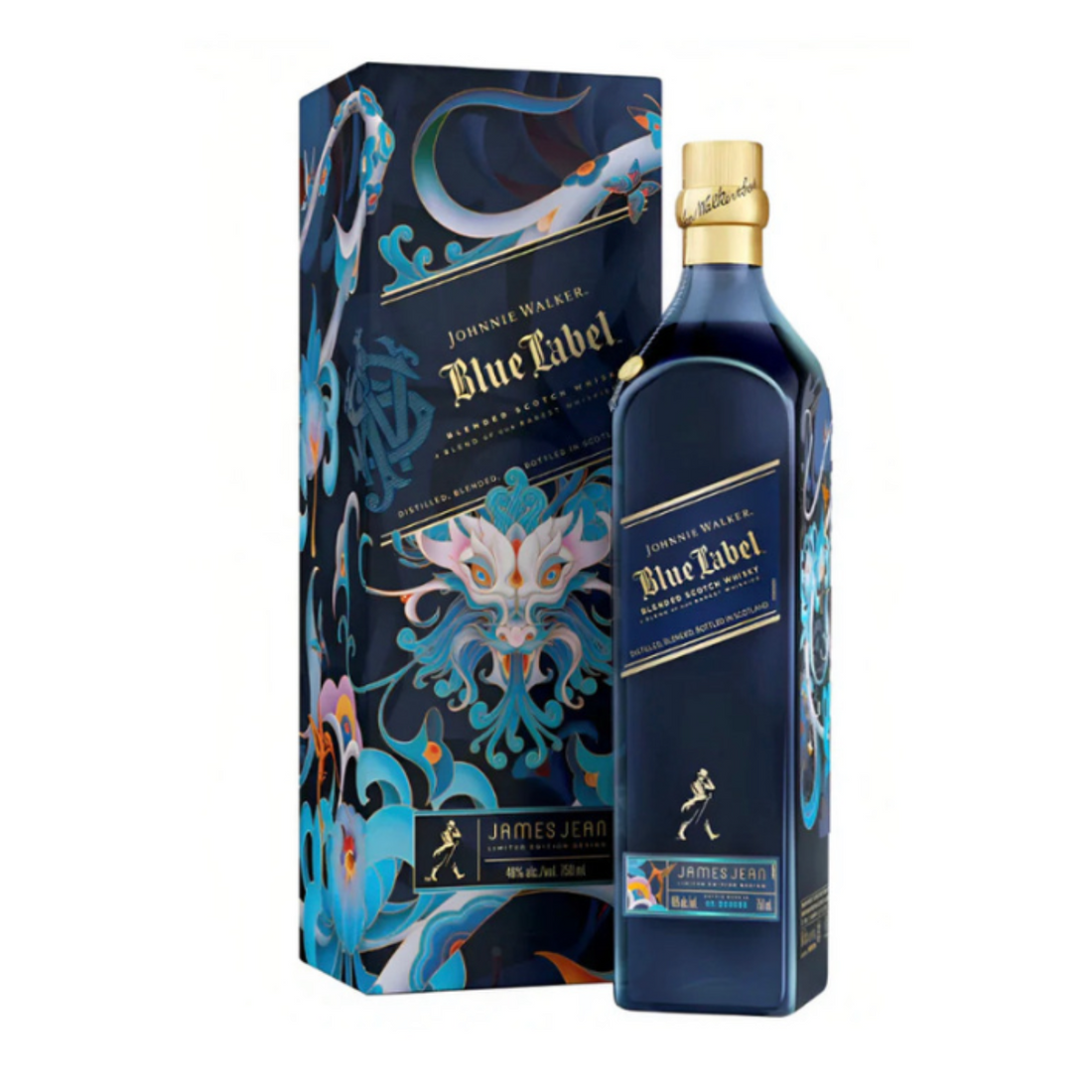 Johnnie Walker Blue Label Year of the Dragon Blended Scotch Whisky (Lunar New Year Edition) – 750ml