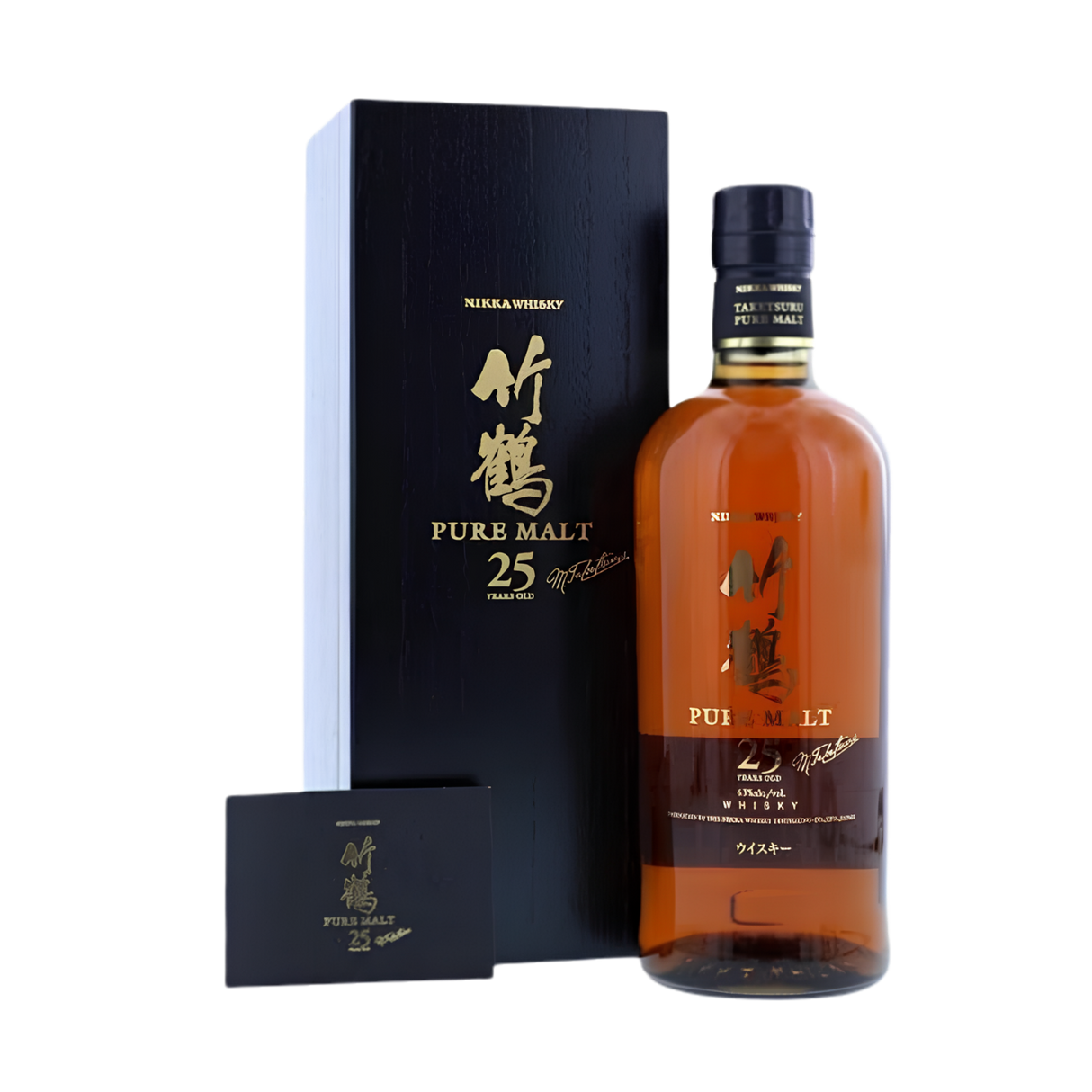 Taketsuru 25 Year Old Japanese Pure Malt Whisky bottle with presentation box