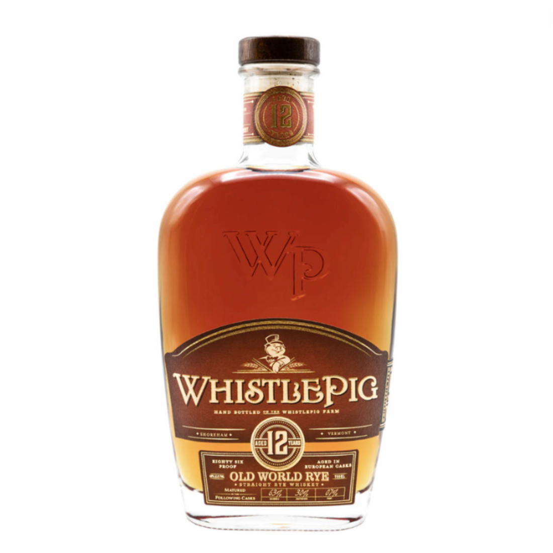 WhistlePig Old World Rye Whiskey Aged 12 Years
