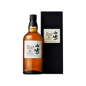 Yamazaki 25 Year Old rare Japanese whisky bottle and presentation box