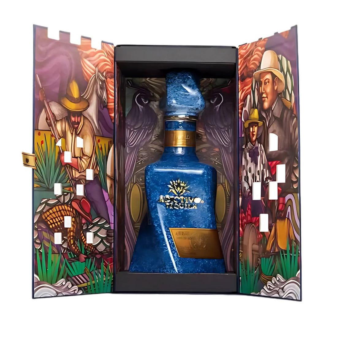 Addictivo Anejo Blue Ceramic Tequila 750ml