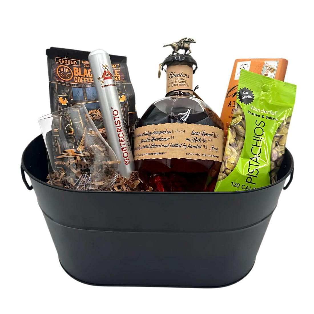Blanton’s Bourbon Whiskey Gift Basket