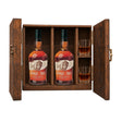 Buffalo Trace Dual Gift Set with Wooden Box & 2 Crystal Glasses – 2 x 750ml