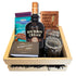 Buffalo Trace Bourbon Cream luxury gift crate with crystal glasses, chocolates, whiskey balls, and journal – Rare Bourbon Shop white background image