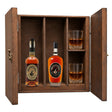 Michter's US*1 Small Batch Bourbon & Michter's 10 Year Single Barrel Bourbon wooden gift box with 2 glasses