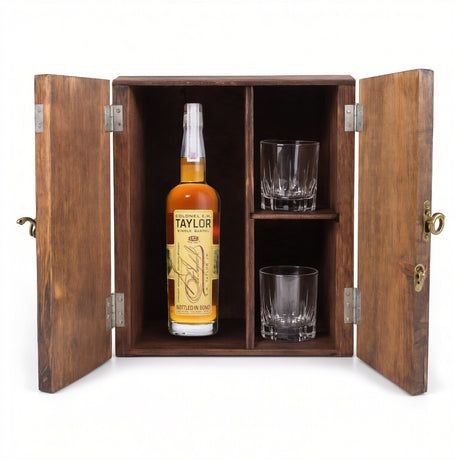 E.H. Taylor Single Barrel Bourbon Gift Set Wood Box 750ml