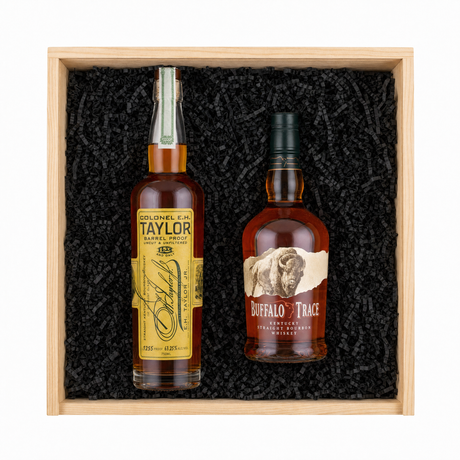 Colonel E.H. Taylor Barrel Proof & Buffalo Trace Bourbon Gift Crate