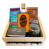 Elmer T. Lee Single Barrel Bourbon Gift Crate on white background – includes bottle, glasses, journal and chocolates – exclusive bourbon gift from Rare Bourbon Shop