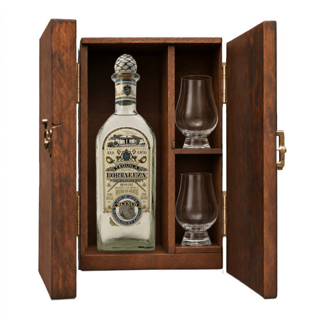 Fortaleza Blanco Tequila Gift Set with Wooden Box & 2 Crystal Glasses – 750ml — Glencairn Glasses
