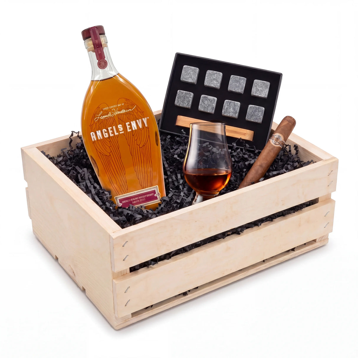 Angel's Envy Port Wine Bourbon Gift Crate