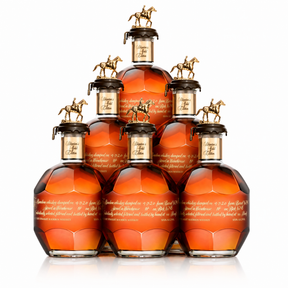 Blanton's Gold Edition Bourbon — six-bottle case, gold-stopper single barrel bourbon, 103 proof