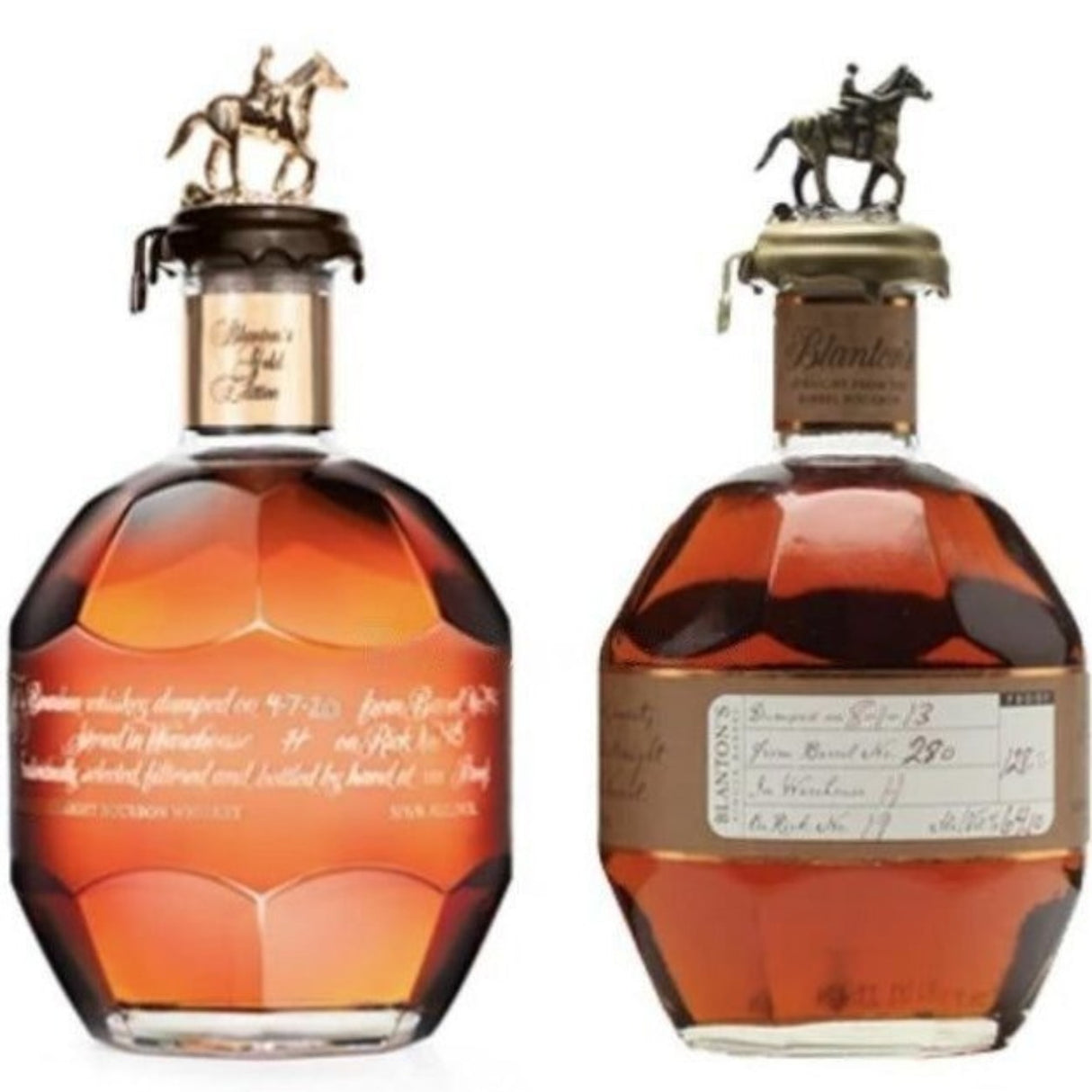 Blanton's Gold and Straight From The Barrel Bourbon Bundle (2 x 700ml)