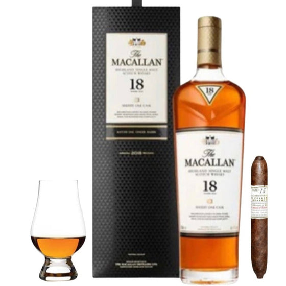 The Macallan | 18yr gift set with Cigar