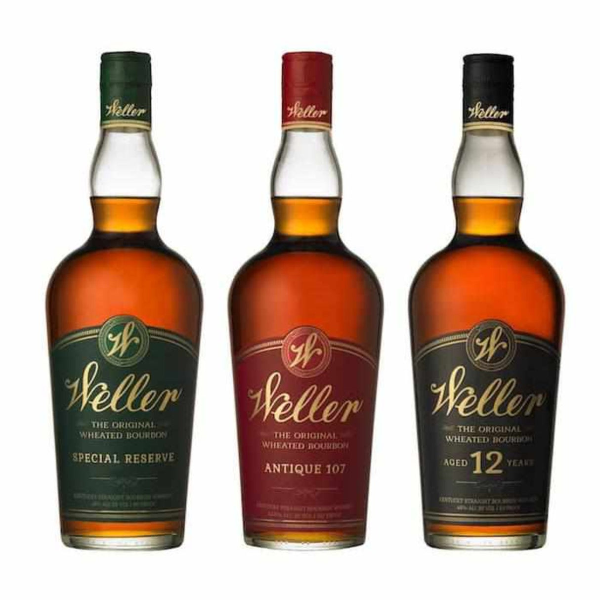 W.L. Weller Starter Bundle – Special Reserve, Antique 107 & 12 Year (3 x 750ml)