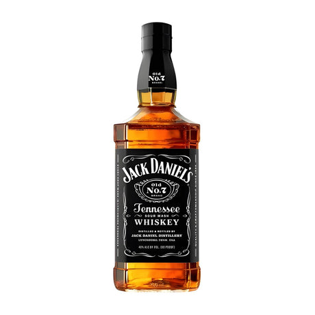 Jack Daniel's Old No. 7 Tennessee Whiskey 750ml bottle charcoal-mellowed through the Lincoln County Process from Lynchburg, Tennessee distillery established in 1866