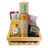 The Macallan Harmony Phoenix Honey Orchid Tea Single Malt Scotch Gift Crate with accessories and gourmet treats on white background – Top Bourbon