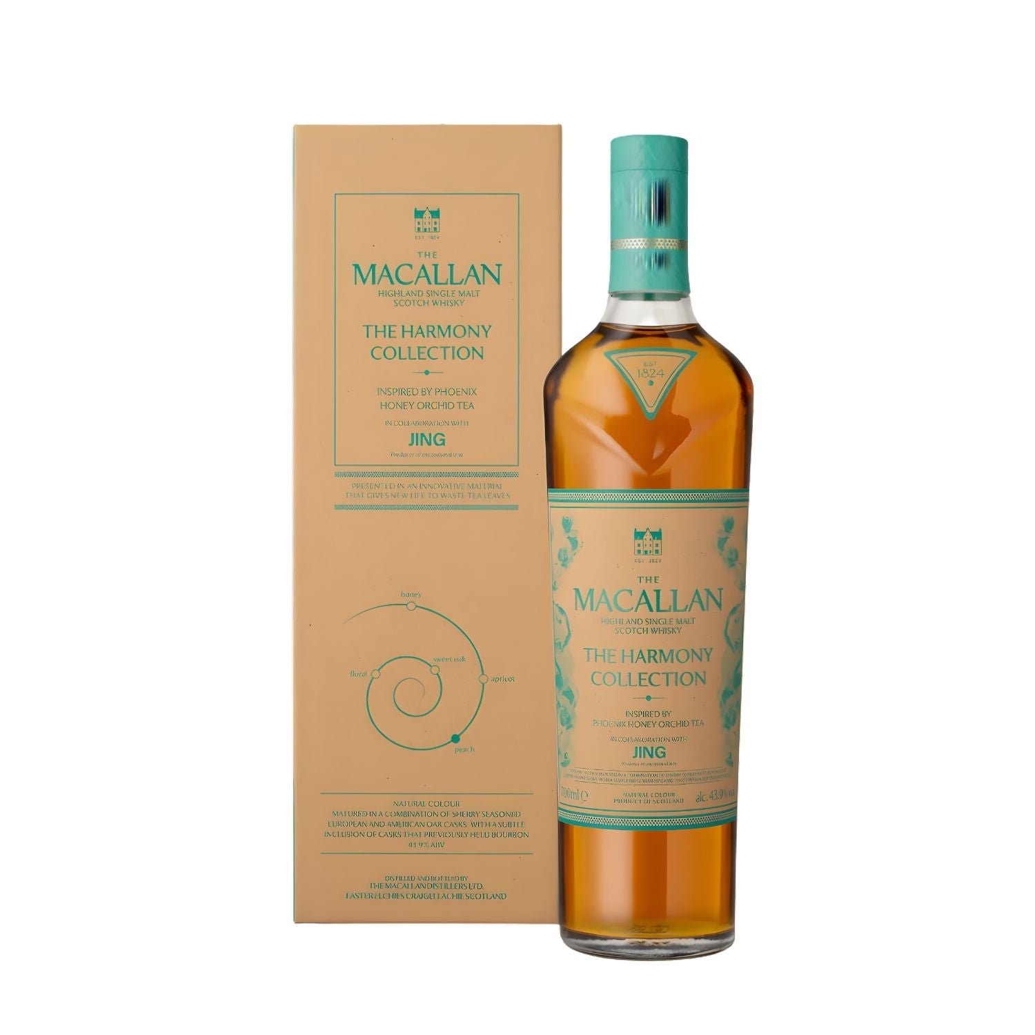 The Macallan Harmony Collection Phoenix Honey Orchid Tea Single Malt Scotch Whisky 750ml bottle and packaging – limited edition release from Rare Bourbon Shop