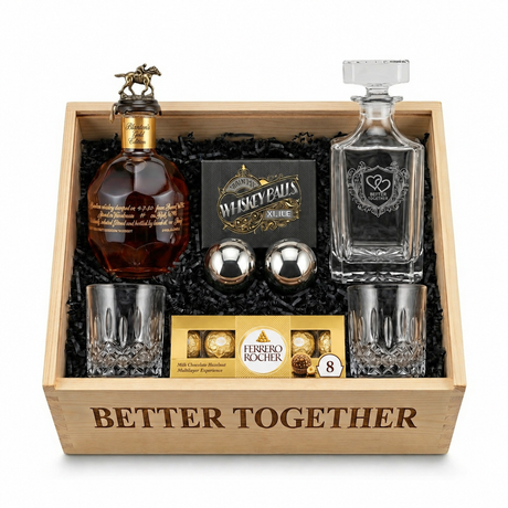 Blanton's Gold U.S. Release – Bourbon Date Night "Better Together" Gift Crate – 750ml