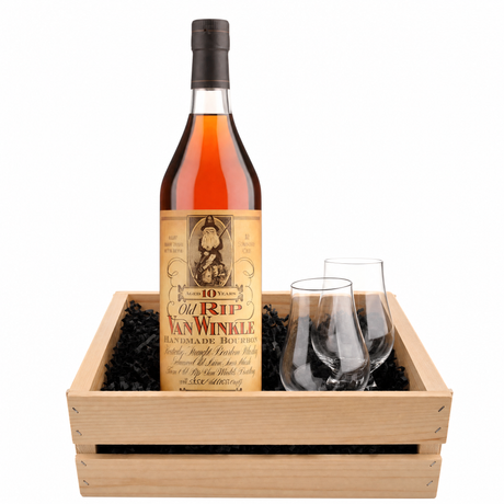 Pappy Gateway Crate — Old Rip Van Winkle 10 Year with Glencairn Glasses – 750ml