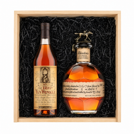 Old Rip Van Winkle 10 Year & Blanton's Original Bourbon Gift Crate – 750ml