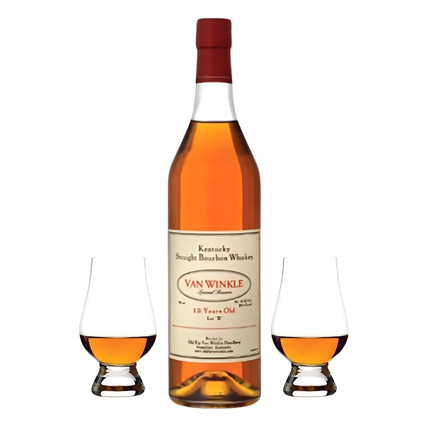 Pappy Van Winkle Special Reserve 12 Year Lot B Bourbon Whiskey Gift Set with 2 Glencairn Glasses 750ml – collector’s edition from Rare Bourbon Shop