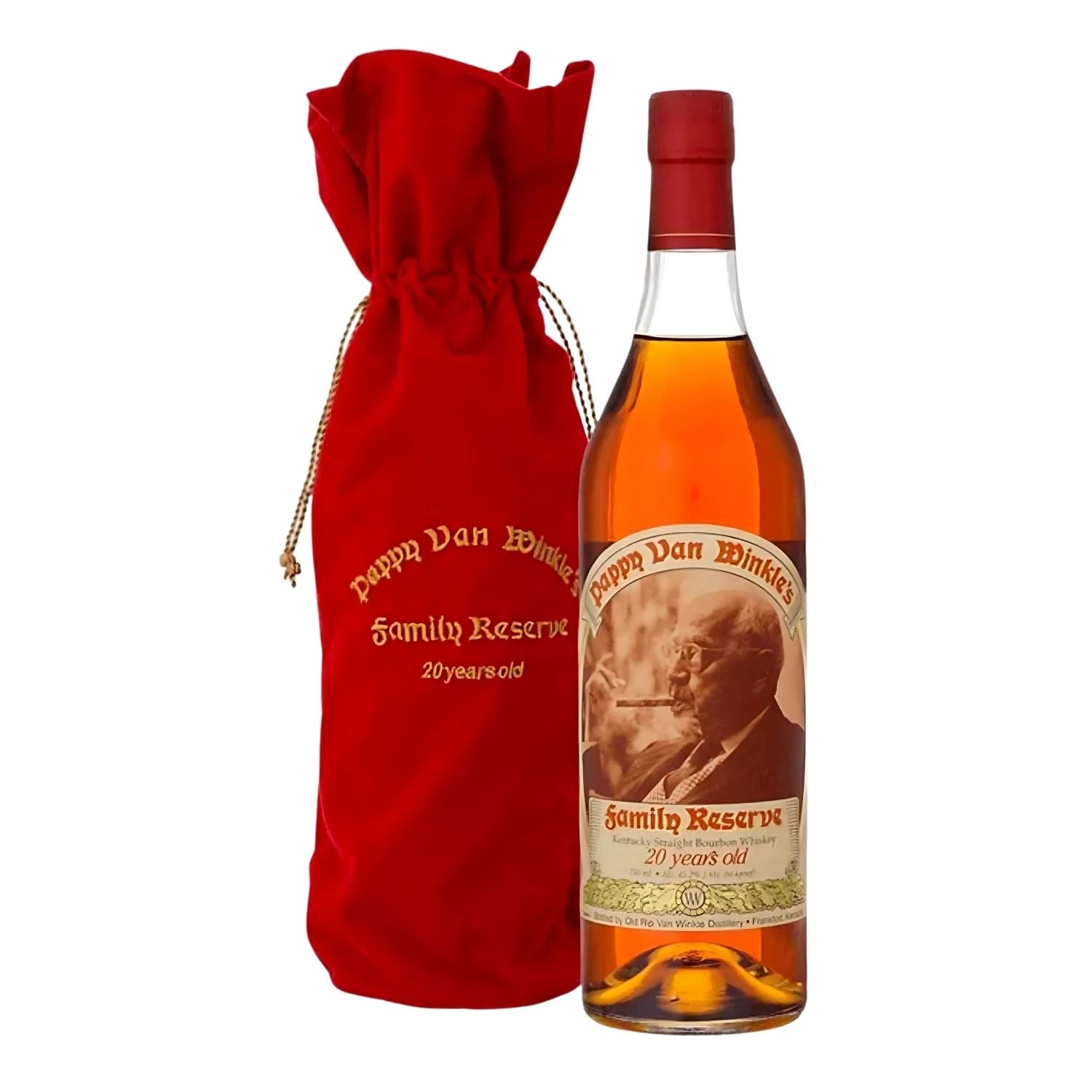 Pappy Van Winkle Family Reserve 20 Year Kentucky Straight Bourbon Whiskey 750ml – collector’s edition from Rare Bourbon Shop
