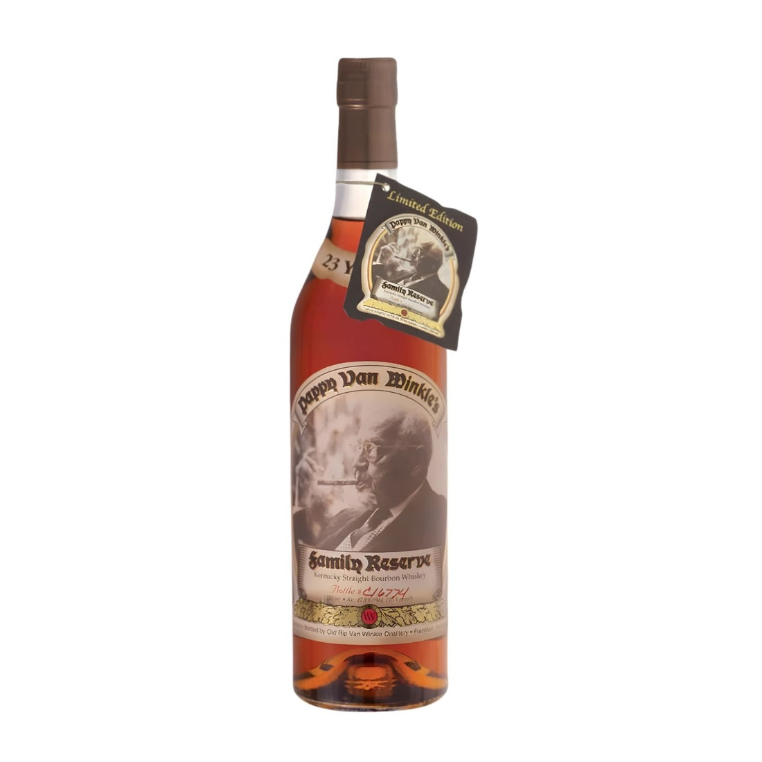 Pappy Van Winkle Family Reserve 23 Year Kentucky Straight Bourbon Whiskey 750ml – collector’s edition from Rare Bourbon Shop