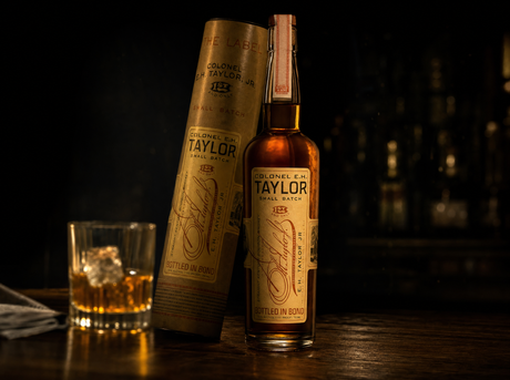 Colonel E.H. Taylor Small Batch bottle in a collector's allocated-release scene