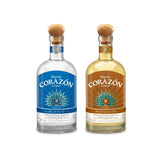 Corazón de Agave Tequila Bundle – Blanco & Reposado (2 Bottles, Single Estate 750ml)