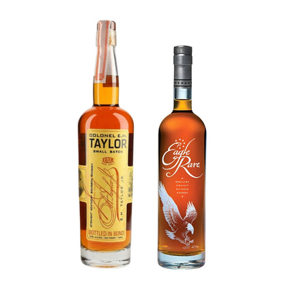 Eagle Rare and Colonel E.H. Taylor Small Batch Bourbon Bundle 2x750ml – collector’s edition set from Rare Bourbon Shop