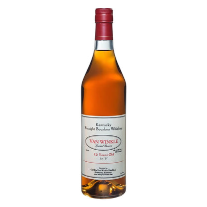 Pappy Van Winkle Special Reserve 12 Year Lot B Kentucky Straight Bourbon Whiskey 750ml – collector’s edition from Rare Bourbon Shop