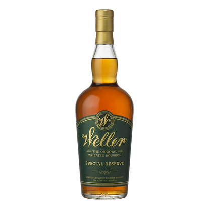 W.L. Weller Special Reserve Wheated Bourbon Gold Foil Edition 750ml bottle with premium gold foil top from Buffalo Trace Distillery, featuring the original wheated bourbon mash bill from 1849