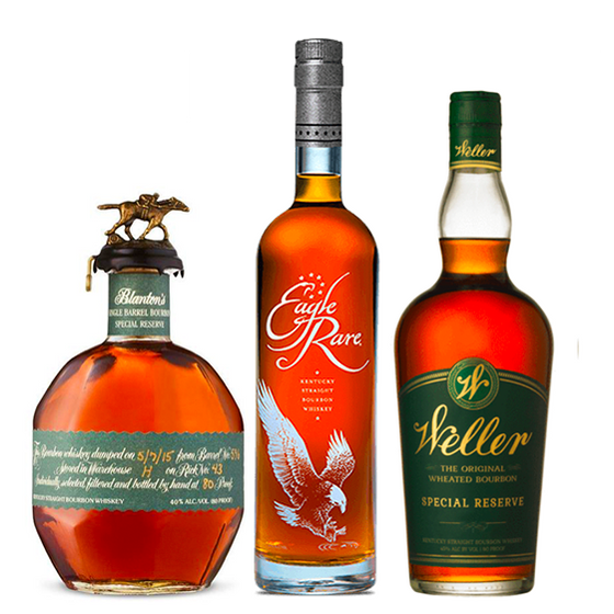 Bundle | Blantons Special Reserve + Eagle Rare 10yr + Weller Special Reserve - Top Bourbon