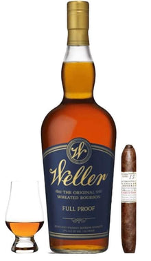  Gift Set Bundle |  W.L. Weller Full Proof | Cigar & Glencairn